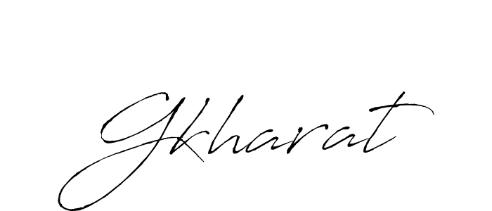 Use a signature maker to create a handwritten signature online. With this signature software, you can design (Antro_Vectra) your own signature for name Gkharat. Gkharat signature style 6 images and pictures png