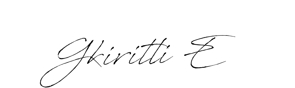 This is the best signature style for the Gkiritli E name. Also you like these signature font (Antro_Vectra). Mix name signature. Gkiritli E signature style 6 images and pictures png