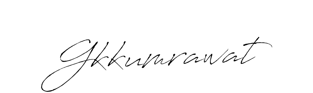 How to make Gkkumrawat signature? Antro_Vectra is a professional autograph style. Create handwritten signature for Gkkumrawat name. Gkkumrawat signature style 6 images and pictures png