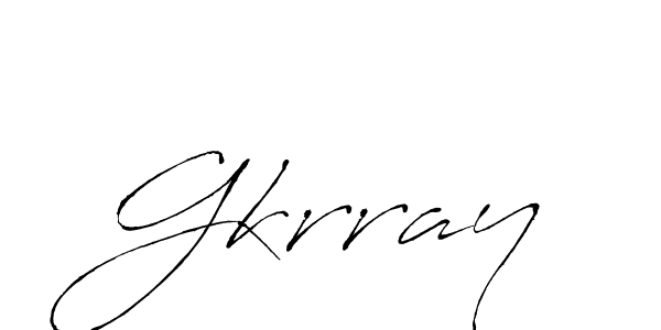 Use a signature maker to create a handwritten signature online. With this signature software, you can design (Antro_Vectra) your own signature for name Gkrray. Gkrray signature style 6 images and pictures png