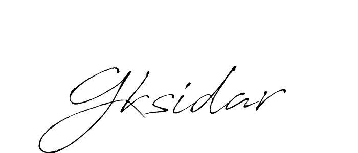 if you are searching for the best signature style for your name Gksidar. so please give up your signature search. here we have designed multiple signature styles  using Antro_Vectra. Gksidar signature style 6 images and pictures png