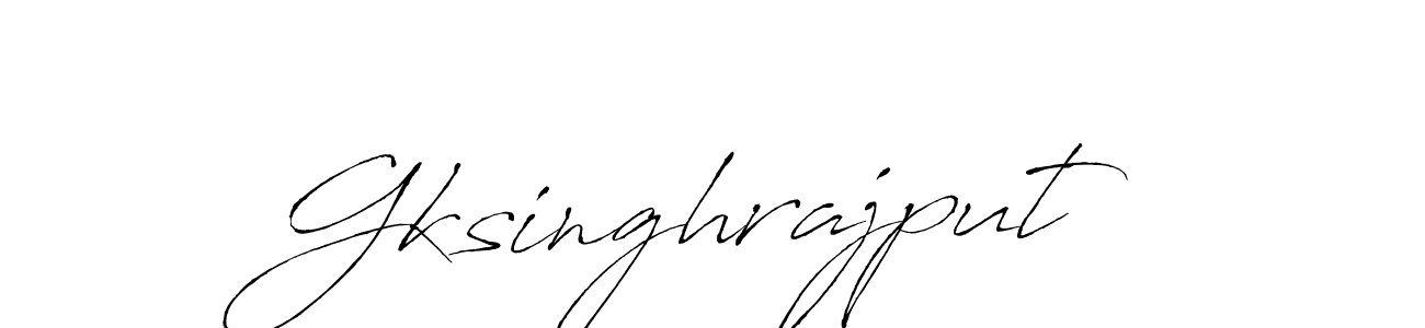 Use a signature maker to create a handwritten signature online. With this signature software, you can design (Antro_Vectra) your own signature for name Gksinghrajput. Gksinghrajput signature style 6 images and pictures png