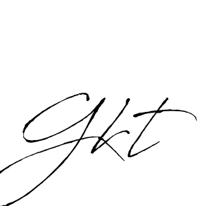 Also we have Gkt name is the best signature style. Create professional handwritten signature collection using Antro_Vectra autograph style. Gkt signature style 6 images and pictures png