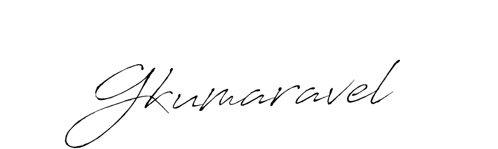 Gkumaravel stylish signature style. Best Handwritten Sign (Antro_Vectra) for my name. Handwritten Signature Collection Ideas for my name Gkumaravel. Gkumaravel signature style 6 images and pictures png