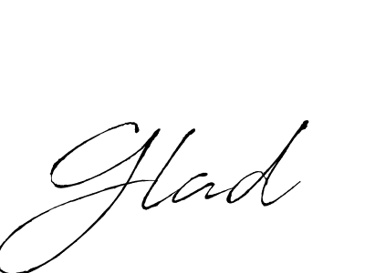 Also You can easily find your signature by using the search form. We will create Glad name handwritten signature images for you free of cost using Antro_Vectra sign style. Glad signature style 6 images and pictures png