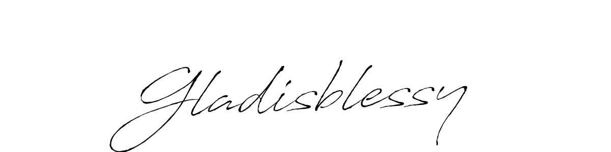You should practise on your own different ways (Antro_Vectra) to write your name (Gladisblessy) in signature. don't let someone else do it for you. Gladisblessy signature style 6 images and pictures png