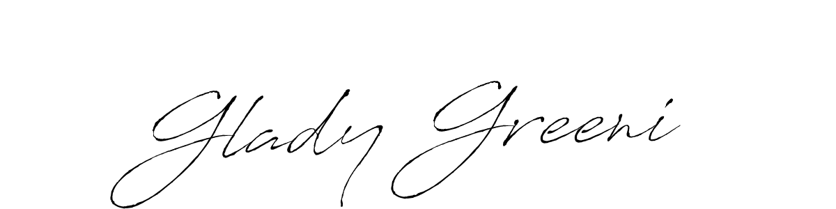 Antro_Vectra is a professional signature style that is perfect for those who want to add a touch of class to their signature. It is also a great choice for those who want to make their signature more unique. Get Glady Greeni name to fancy signature for free. Glady Greeni signature style 6 images and pictures png