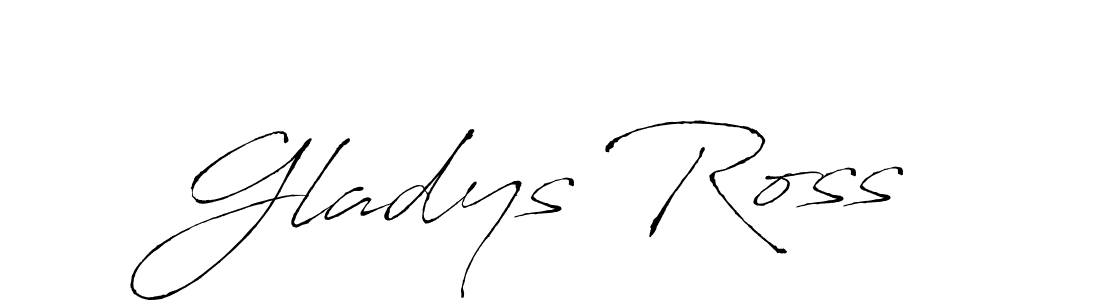 How to make Gladys Ross signature? Antro_Vectra is a professional autograph style. Create handwritten signature for Gladys Ross name. Gladys Ross signature style 6 images and pictures png