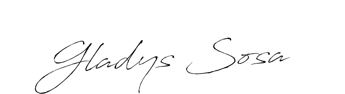 Also You can easily find your signature by using the search form. We will create Gladys Sosa name handwritten signature images for you free of cost using Antro_Vectra sign style. Gladys Sosa signature style 6 images and pictures png