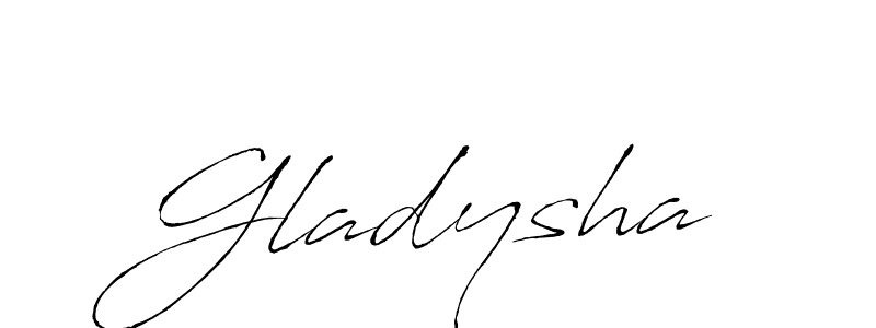 Use a signature maker to create a handwritten signature online. With this signature software, you can design (Antro_Vectra) your own signature for name Gladysha. Gladysha signature style 6 images and pictures png