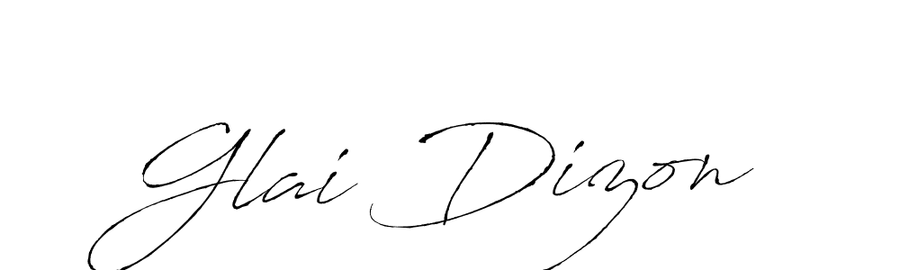 Also You can easily find your signature by using the search form. We will create Glai Dizon name handwritten signature images for you free of cost using Antro_Vectra sign style. Glai Dizon signature style 6 images and pictures png