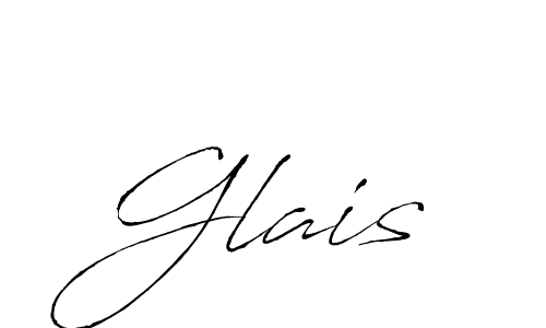 Design your own signature with our free online signature maker. With this signature software, you can create a handwritten (Antro_Vectra) signature for name Glais. Glais signature style 6 images and pictures png