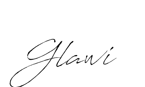 How to make Glawi name signature. Use Antro_Vectra style for creating short signs online. This is the latest handwritten sign. Glawi signature style 6 images and pictures png