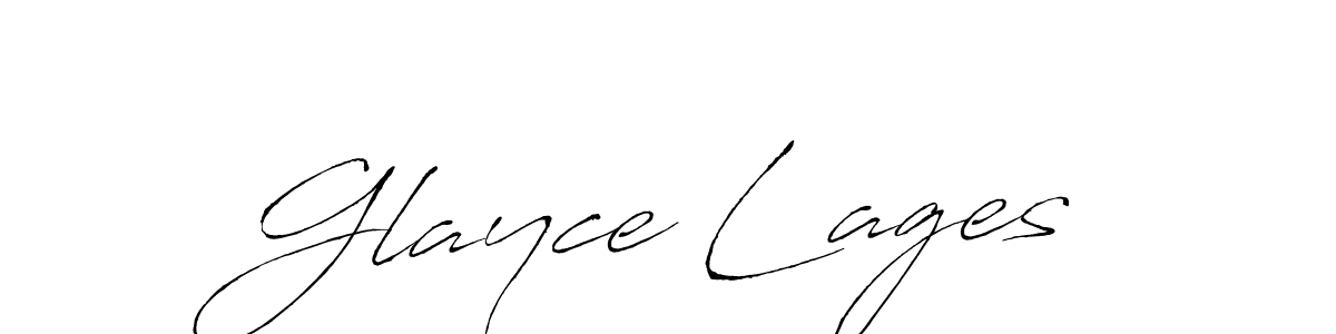 Design your own signature with our free online signature maker. With this signature software, you can create a handwritten (Antro_Vectra) signature for name Glayce Lages. Glayce Lages signature style 6 images and pictures png