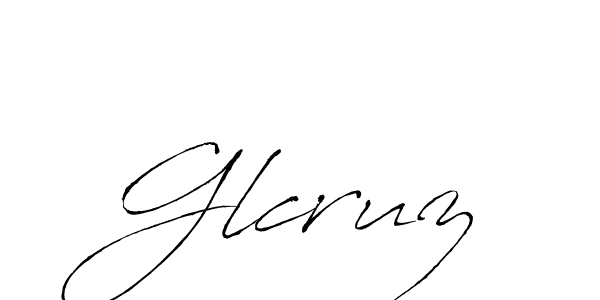 How to make Glcruz signature? Antro_Vectra is a professional autograph style. Create handwritten signature for Glcruz name. Glcruz signature style 6 images and pictures png