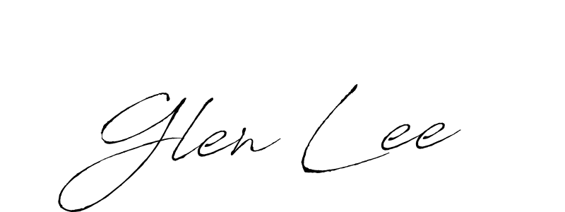 Create a beautiful signature design for name Glen Lee. With this signature (Antro_Vectra) fonts, you can make a handwritten signature for free. Glen Lee signature style 6 images and pictures png