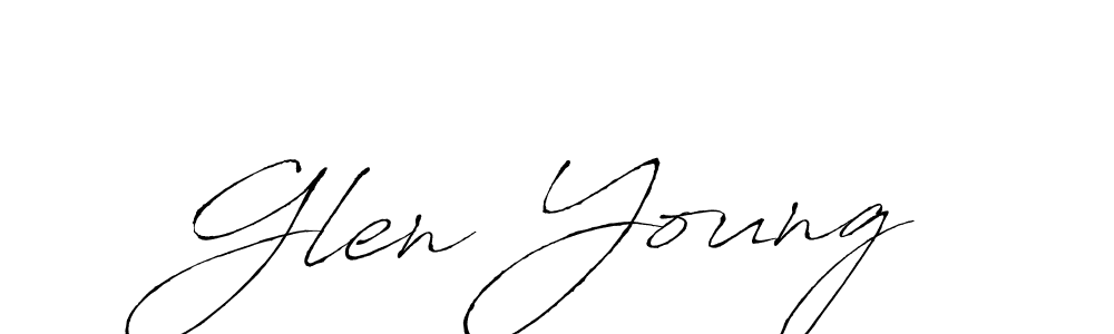 How to Draw Glen Young signature style? Antro_Vectra is a latest design signature styles for name Glen Young. Glen Young signature style 6 images and pictures png