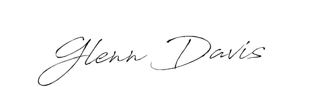 Glenn Davis stylish signature style. Best Handwritten Sign (Antro_Vectra) for my name. Handwritten Signature Collection Ideas for my name Glenn Davis. Glenn Davis signature style 6 images and pictures png