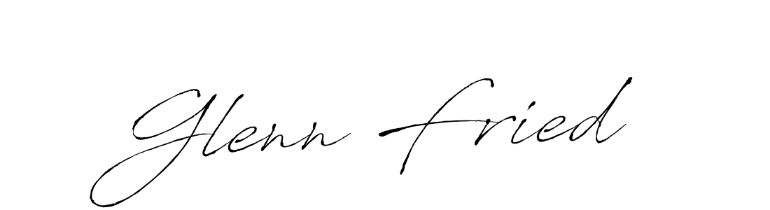 Antro_Vectra is a professional signature style that is perfect for those who want to add a touch of class to their signature. It is also a great choice for those who want to make their signature more unique. Get Glenn Fried name to fancy signature for free. Glenn Fried signature style 6 images and pictures png
