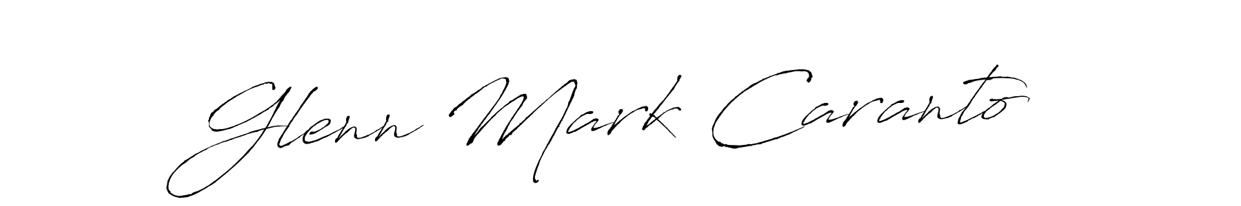 Create a beautiful signature design for name Glenn Mark Caranto. With this signature (Antro_Vectra) fonts, you can make a handwritten signature for free. Glenn Mark Caranto signature style 6 images and pictures png