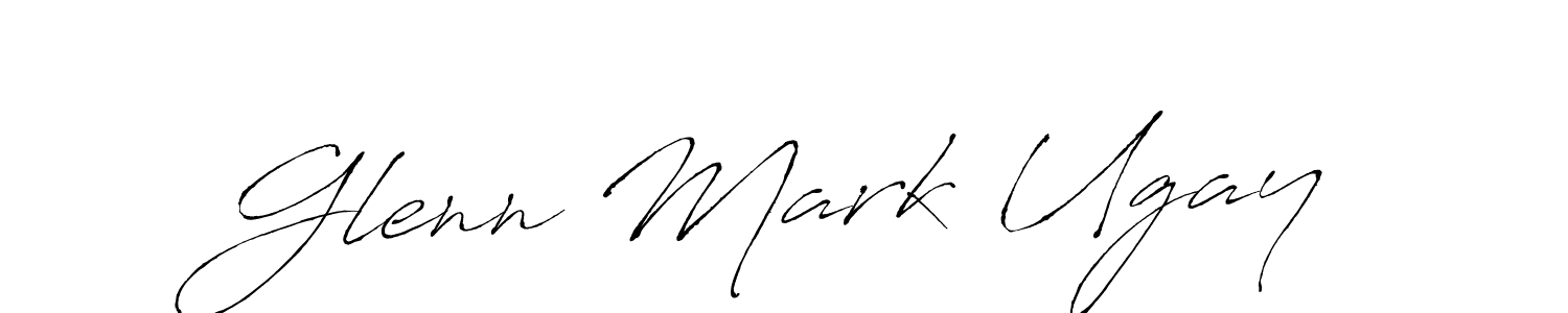 How to make Glenn Mark Ugay signature? Antro_Vectra is a professional autograph style. Create handwritten signature for Glenn Mark Ugay name. Glenn Mark Ugay signature style 6 images and pictures png