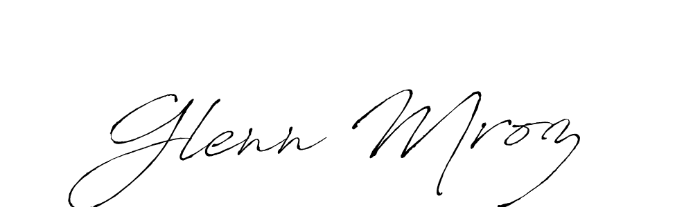 Also we have Glenn Mroz name is the best signature style. Create professional handwritten signature collection using Antro_Vectra autograph style. Glenn Mroz signature style 6 images and pictures png