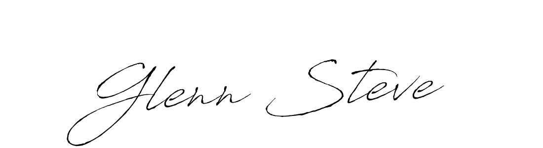 You should practise on your own different ways (Antro_Vectra) to write your name (Glenn Steve) in signature. don't let someone else do it for you. Glenn Steve signature style 6 images and pictures png