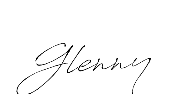 Antro_Vectra is a professional signature style that is perfect for those who want to add a touch of class to their signature. It is also a great choice for those who want to make their signature more unique. Get Glenny name to fancy signature for free. Glenny signature style 6 images and pictures png