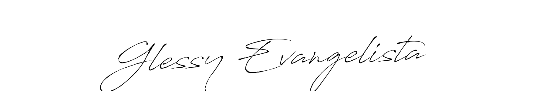 Design your own signature with our free online signature maker. With this signature software, you can create a handwritten (Antro_Vectra) signature for name Glessy Evangelista. Glessy Evangelista signature style 6 images and pictures png