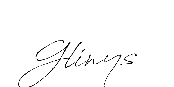 You should practise on your own different ways (Antro_Vectra) to write your name (Glinys) in signature. don't let someone else do it for you. Glinys signature style 6 images and pictures png