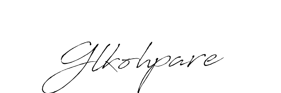 It looks lik you need a new signature style for name Glkohpare. Design unique handwritten (Antro_Vectra) signature with our free signature maker in just a few clicks. Glkohpare signature style 6 images and pictures png