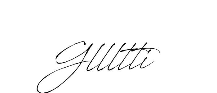 Also You can easily find your signature by using the search form. We will create Gllltti name handwritten signature images for you free of cost using Antro_Vectra sign style. Gllltti signature style 6 images and pictures png