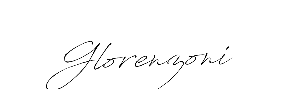 Antro_Vectra is a professional signature style that is perfect for those who want to add a touch of class to their signature. It is also a great choice for those who want to make their signature more unique. Get Glorenzoni name to fancy signature for free. Glorenzoni signature style 6 images and pictures png