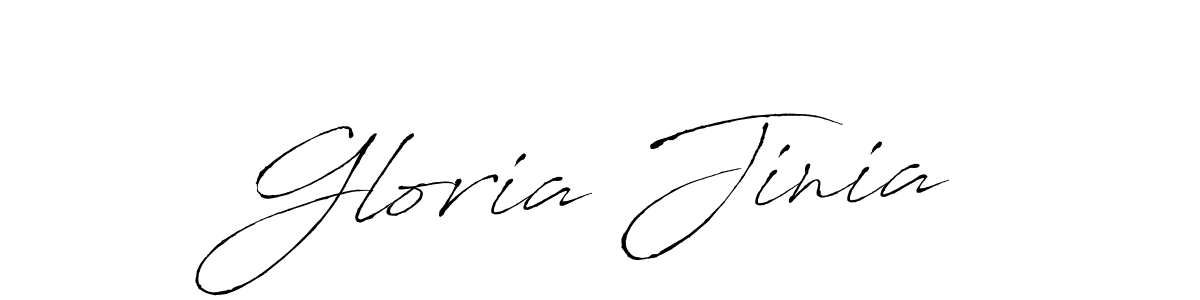 Design your own signature with our free online signature maker. With this signature software, you can create a handwritten (Antro_Vectra) signature for name Gloria Jinia. Gloria Jinia signature style 6 images and pictures png