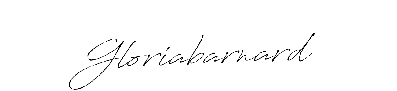 Make a beautiful signature design for name Gloriabarnard. With this signature (Antro_Vectra) style, you can create a handwritten signature for free. Gloriabarnard signature style 6 images and pictures png