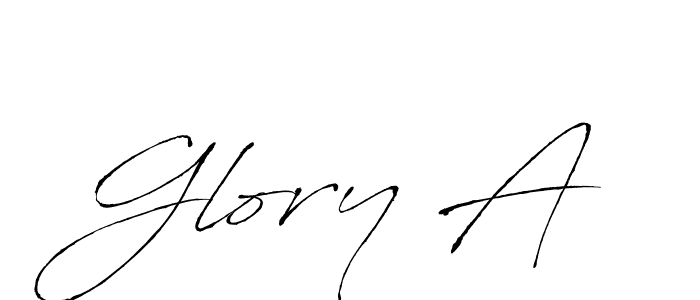 Also we have Glory A name is the best signature style. Create professional handwritten signature collection using Antro_Vectra autograph style. Glory A signature style 6 images and pictures png