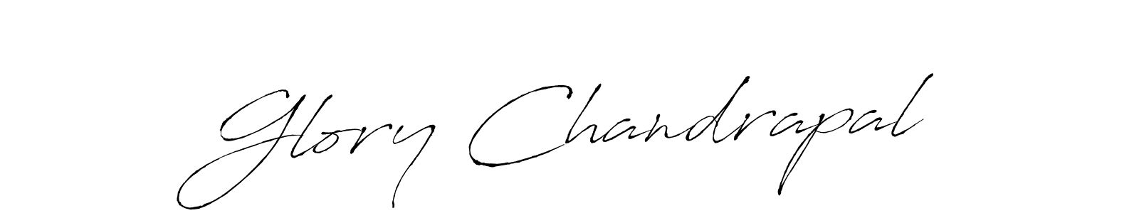 It looks lik you need a new signature style for name Glory Chandrapal. Design unique handwritten (Antro_Vectra) signature with our free signature maker in just a few clicks. Glory Chandrapal signature style 6 images and pictures png