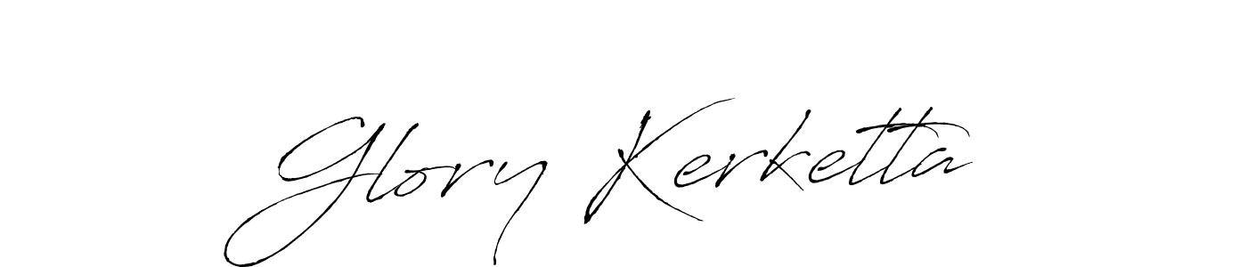 Glory Kerketta stylish signature style. Best Handwritten Sign (Antro_Vectra) for my name. Handwritten Signature Collection Ideas for my name Glory Kerketta. Glory Kerketta signature style 6 images and pictures png