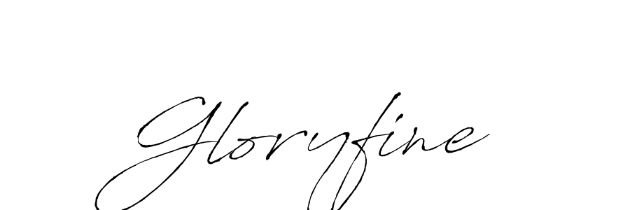 You can use this online signature creator to create a handwritten signature for the name Gloryfine. This is the best online autograph maker. Gloryfine signature style 6 images and pictures png