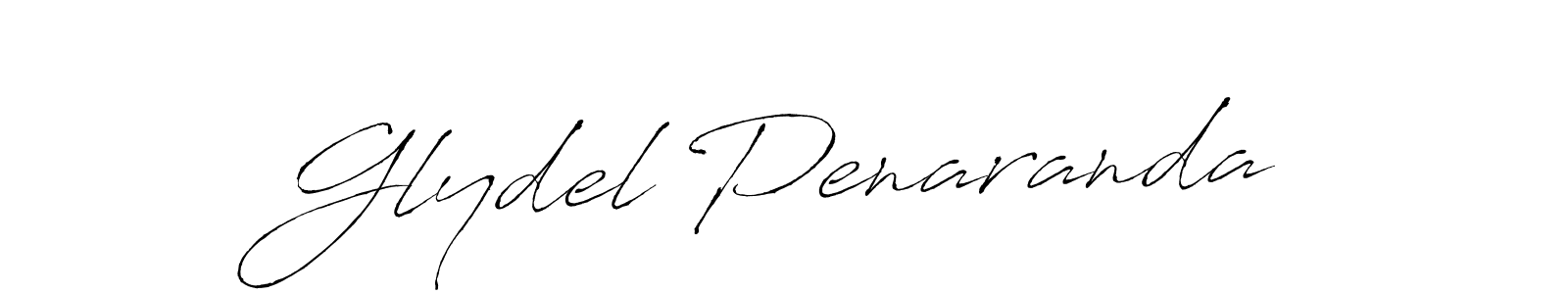 Glydel Penaranda stylish signature style. Best Handwritten Sign (Antro_Vectra) for my name. Handwritten Signature Collection Ideas for my name Glydel Penaranda. Glydel Penaranda signature style 6 images and pictures png