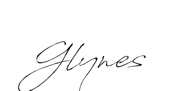 Create a beautiful signature design for name Glynes. With this signature (Antro_Vectra) fonts, you can make a handwritten signature for free. Glynes signature style 6 images and pictures png