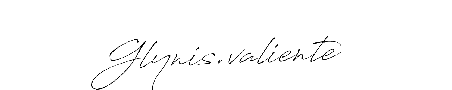 The best way (Antro_Vectra) to make a short signature is to pick only two or three words in your name. The name Glynis.valiente include a total of six letters. For converting this name. Glynis.valiente signature style 6 images and pictures png