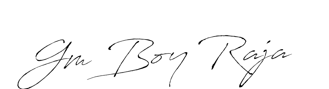 Also You can easily find your signature by using the search form. We will create Gm Boy Raja name handwritten signature images for you free of cost using Antro_Vectra sign style. Gm Boy Raja signature style 6 images and pictures png