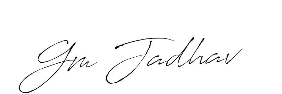 Here are the top 10 professional signature styles for the name Gm Jadhav. These are the best autograph styles you can use for your name. Gm Jadhav signature style 6 images and pictures png