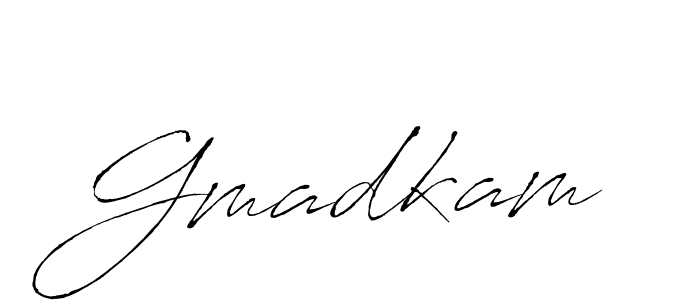 Make a beautiful signature design for name Gmadkam. Use this online signature maker to create a handwritten signature for free. Gmadkam signature style 6 images and pictures png