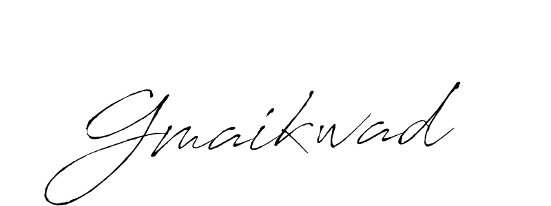 Create a beautiful signature design for name Gmaikwad. With this signature (Antro_Vectra) fonts, you can make a handwritten signature for free. Gmaikwad signature style 6 images and pictures png