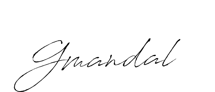 Design your own signature with our free online signature maker. With this signature software, you can create a handwritten (Antro_Vectra) signature for name Gmandal. Gmandal signature style 6 images and pictures png