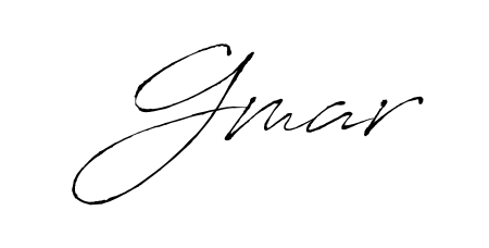 Designed for modern professionals: Gmar name signature crafted with Antro_Vectra script. Ready for digital PDF workflows. Gmar signature style 6 images and pictures png