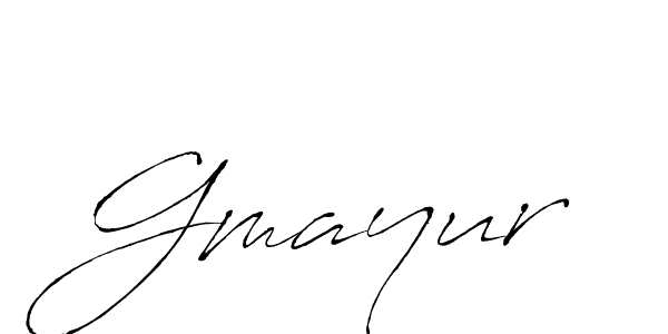 It looks lik you need a new signature style for name Gmayur. Design unique handwritten (Antro_Vectra) signature with our free signature maker in just a few clicks. Gmayur signature style 6 images and pictures png