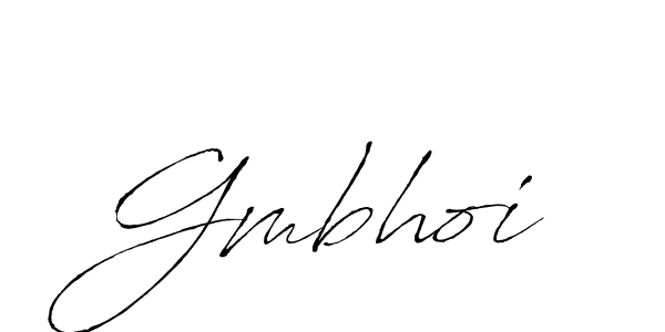 Also we have Gmbhoi name is the best signature style. Create professional handwritten signature collection using Antro_Vectra autograph style. Gmbhoi signature style 6 images and pictures png